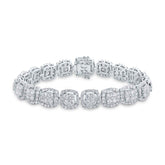 8.33ct 18k White Gold Diamond Lady's Bracelet
